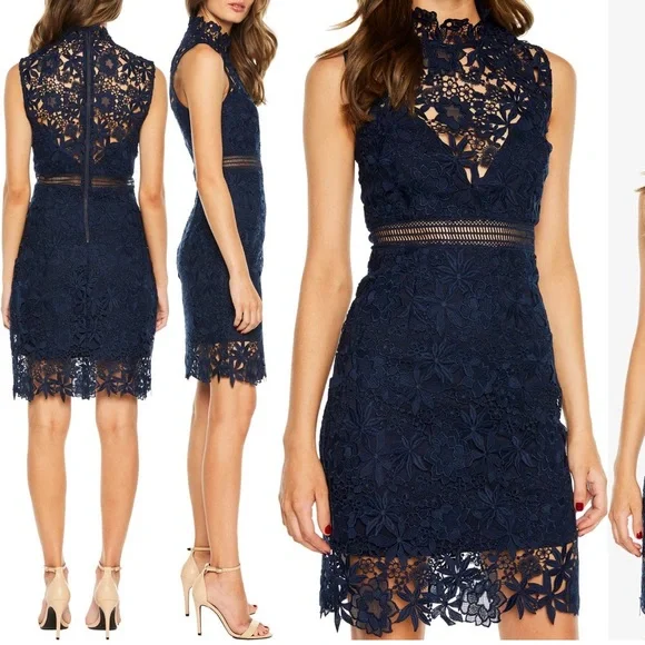 Bardot Paris Lace Dress - Black Bardot Paris Lace Dress - Black